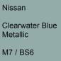 Preview: Nissan, Clearwater Blue Metallic, M7 / BS6.